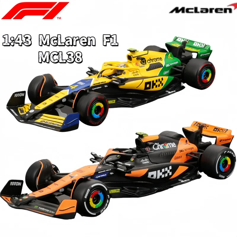 Bburago 1:43 Mclaren MCL38 Монако Гран-при Майами F1 2024 F1 Миниатюрная литая под давлением модель из сплава # 4 # 81 Норрис Игрушечный автомобиль из сплава F1, подарок
Bburago 1:43 Mclaren MCL38 Монако Гран-при Майами F1 2024 F1 Миниатюрная литая под давлением модель из сплава # 4 # 81 Норрис Игрушечный автомобиль из сплава F1, подарок