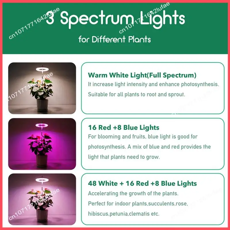 B52C Plant Grow Light LED Growing Lamp Full Spectrum For Indoor Plants Bonsai Height Adjustable Dimmable & Auto Timer.EU Plug Du
B52C Plant Grow Light LED Growing Lamp Full Spectrum For Indoor Plants Bonsai Height Adjustable Dimmable & Auto Timer.EU Plug Du