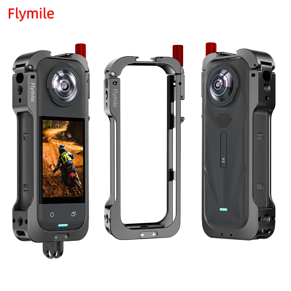 Flymile Metal Frame for Insta360 X5 Camera Metal Cage with Silicone Lens Cap Panoramic Action Camera Protective X5 Accessories
Flymile Metal Frame for Insta360 X5 Camera Metal Cage with Silicone Lens Cap Panoramic Action Camera Protective X5 Accessories
