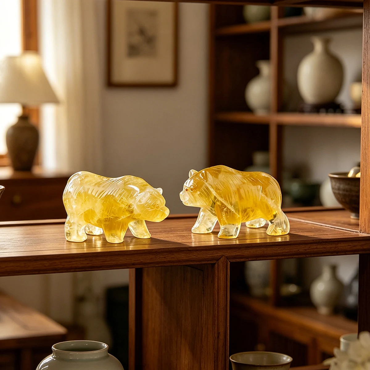 1PC Natural Citrine Crystal Polar Bear Statue, Hand Carved Reiki Healing Animal Figurine, Gemstone Craft Ornament for Home Deskt
1PC Natural Citrine Crystal Polar Bear Statue, Hand Carved Reiki Healing Animal Figurine, Gemstone Craft Ornament for Home Deskt