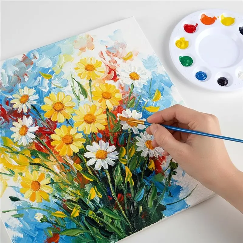 Набор кистей для рисования YANA50I, 24 шт., кисти для акриловых красок, палитра на 24 цвета, детальные кисти для детей, художественные кисти для акрила
Набор кистей для рисования YANA50I, 24 шт., кисти для акриловых красок, палитра на 24 цвета, детальные кисти для детей, художественные кисти для акрила