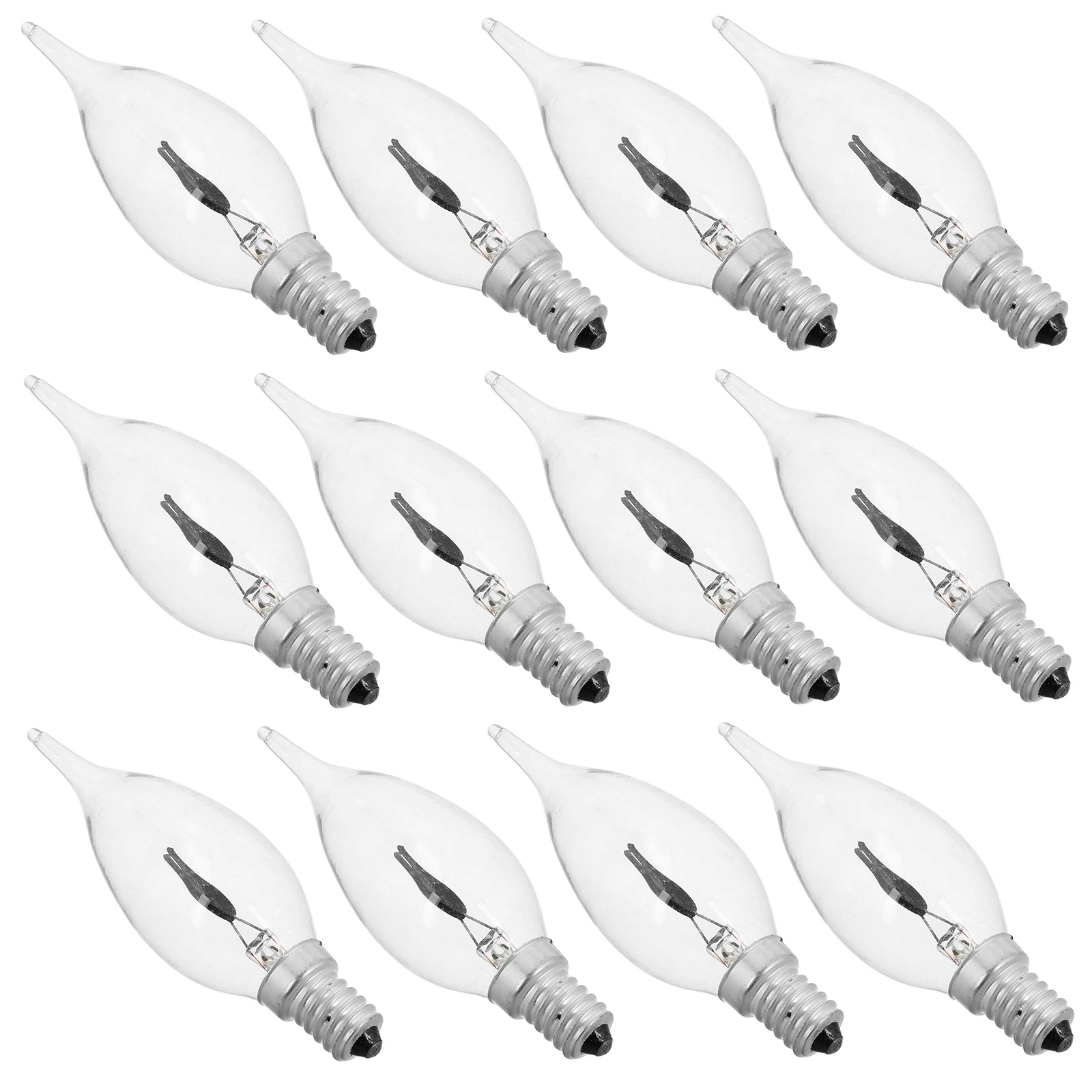 12Pcs Decorative Flame Light Bulbs Mimic Real Fire Glow Flickering Effect E14 Base for Cozy Atmosphere in Home Hotel
12Pcs Decorative Flame Light Bulbs Mimic Real Fire Glow Flickering Effect E14 Base for Cozy Atmosphere in Home Hotel