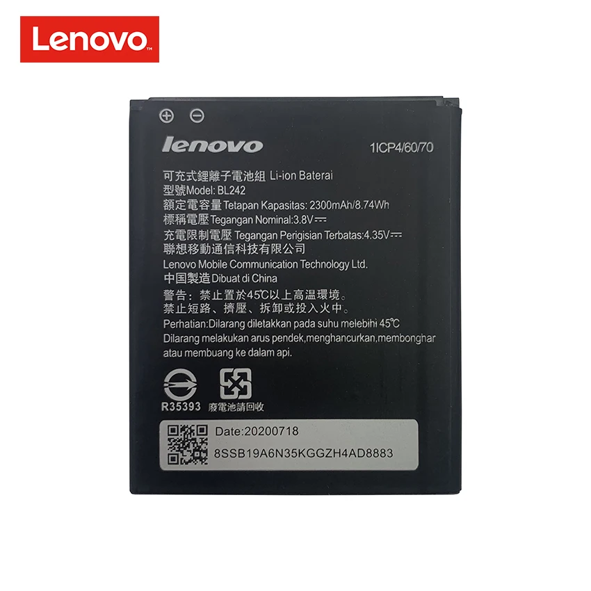 For Lenovo A6010 Battery 2300mAh BL242 Back up Battery High Quality Replacement For Lenovo A6010 / A6010 Plus Mobile Phone
For Lenovo A6010 Battery 2300mAh BL242 Back up Battery High Quality Replacement For Lenovo A6010 / A6010 Plus Mobile Phone