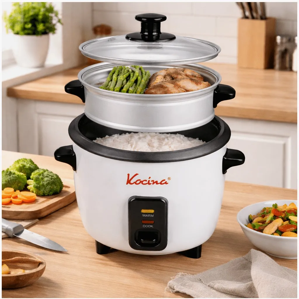 Compact Mini Rice Cooker – 3/8 Cup Capacity, Built-in Steamer Basket, One-Touch Operation, Non-Stick Inner Pot, Fast Cooking & Auto Keep-Warm Function
Compact Mini Rice Cooker – 3/8 Cup Capacity, Built-in Steamer Basket, One-Touch Operation, Non-Stick Inner Pot, Fast Cooking & Auto Keep-Warm Function
