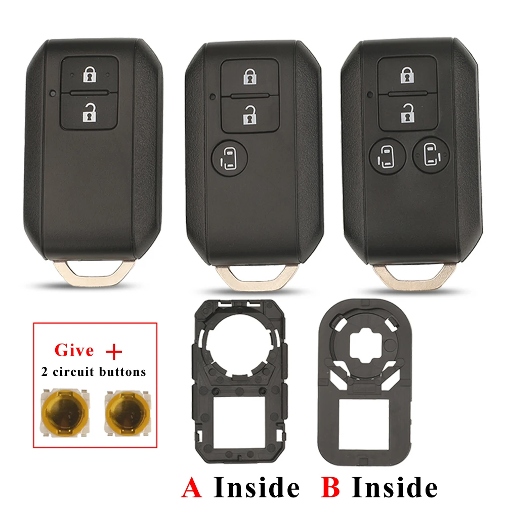 jingyuqin Smart Remote Control Key Shell Cover for Suzuki Baleno Swift Ignis Ertiga Wagon 2017-2025 Auto Case Fob 2/3/4 Buttons
jingyuqin Smart Remote Control Key Shell Cover for Suzuki Baleno Swift Ignis Ertiga Wagon 2017-2025 Auto Case Fob 2/3/4 Buttons