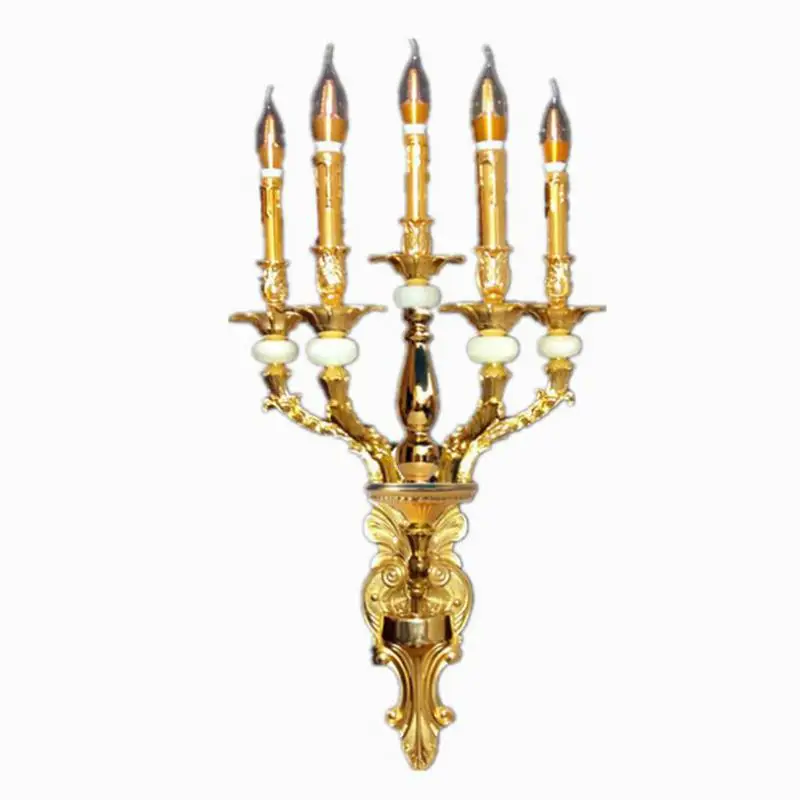 Large Luxury Vintage Gold Led Wall Light For Villa Hall Living Room Parlor Deco Sconce Big Hotel lobby Led Candle Wall Fixtures
Large Luxury Vintage Gold Led Wall Light For Villa Hall Living Room Parlor Deco Sconce Big Hotel lobby Led Candle Wall Fixtures