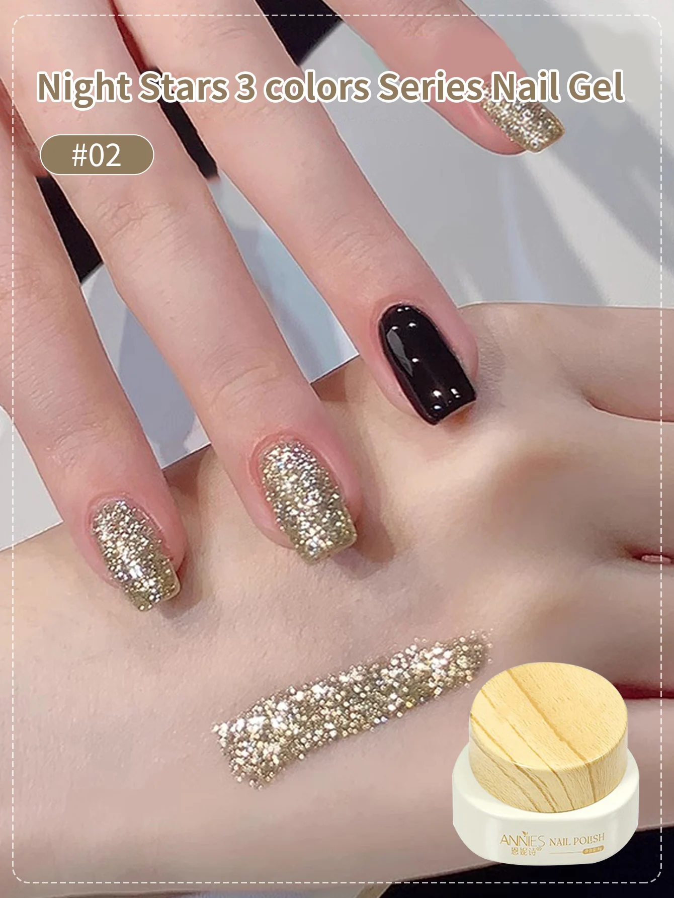 12g Silver Champagne Gold Reflective Glitter Winter Nail Art Varnish Semi Permanent Soak Off UV Gel For Nails Manicure
12g Silver Champagne Gold Reflective Glitter Winter Nail Art Varnish Semi Permanent Soak Off UV Gel For Nails Manicure