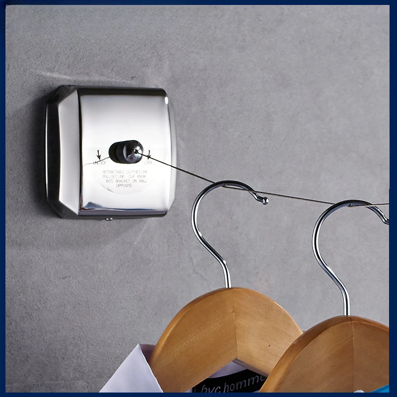 304 Stainless Steel Indoor Clothesline, Invisible Hang Clothes Rope, Retractable Wire Rope, Drying Rack, Hotel, Balcony
304 Stainless Steel Indoor Clothesline, Invisible Hang Clothes Rope, Retractable Wire Rope, Drying Rack, Hotel, Balcony