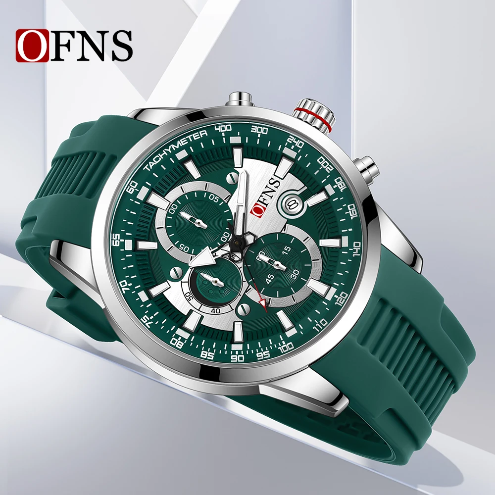 OFNS New 8024 Business Men's Quartz Watch Three Eye Six Needle Chronograph Waterproof night Light Calendar Men's Quartz Watch
OFNS New 8024 Business Men's Quartz Watch Three Eye Six Needle Chronograph Waterproof night Light Calendar Men's Quartz Watch