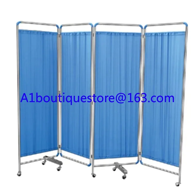 High Quality Stainless Steel Hospital Medical Ward Folding Screen 4 Sections 4 Fold Curtain Best Prices
High Quality Stainless Steel Hospital Medical Ward Folding Screen 4 Sections 4 Fold Curtain Best Prices