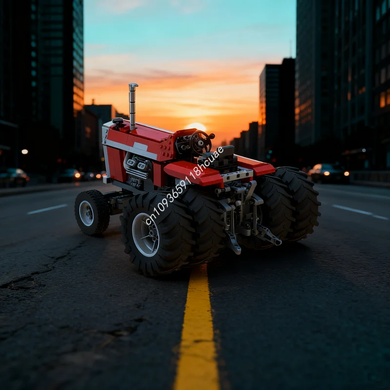 981 шт. MOC RC Massey Ferguson, техническая модель, строительные блоки, игрушка, конструкция, идея для сборки, Рождественский подарок, образовательный кирпич для детей
981 шт. MOC RC Massey Ferguson, техническая модель, строительные блоки, игрушка, конструкция, идея для сборки, Рождественский подарок, образовательный кирпич для детей