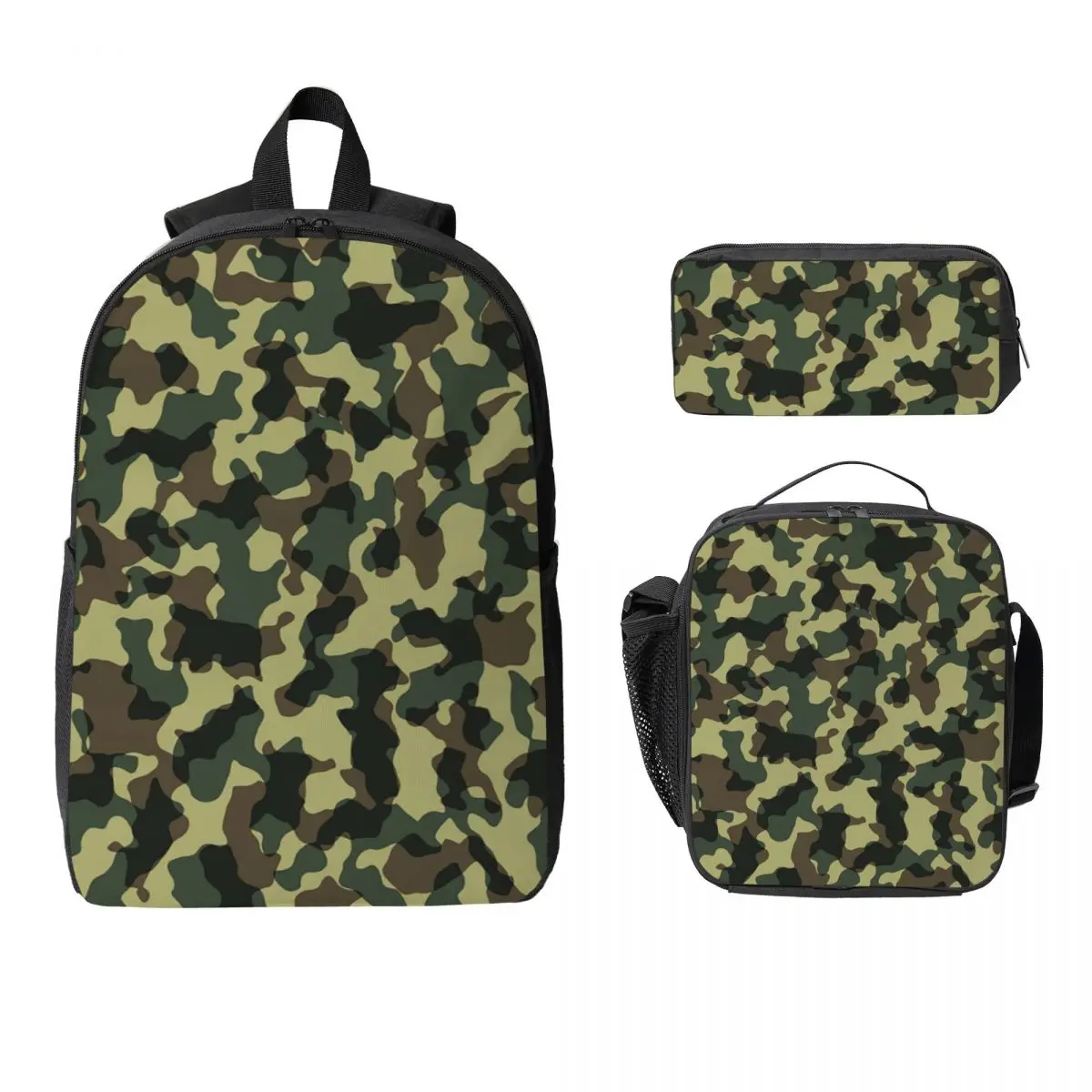 Camouflage Military Camo Army Backpack Student BookBag School Bag Laptop Shoulder Bags 3ps Insulated Lunch Bag Pencil Case
Camouflage Military Camo Army Backpack Student BookBag School Bag Laptop Shoulder Bags 3ps Insulated Lunch Bag Pencil Case