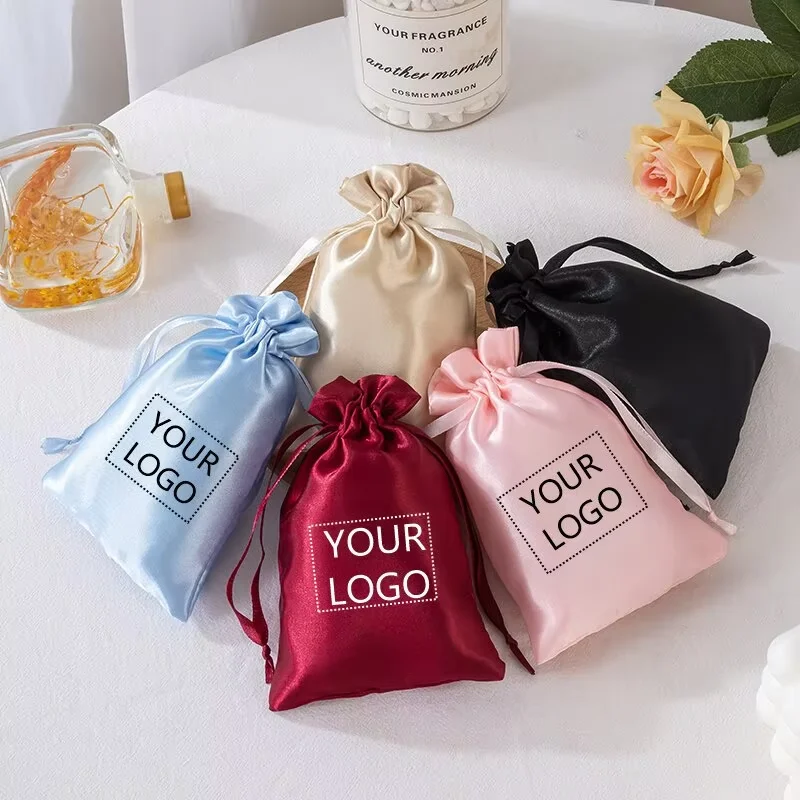 10/30PCS Custom Logo Satin Drawstring Bags | Wedding, Party & Christmas | Gift & Candy Packaging Bags
10/30PCS Custom Logo Satin Drawstring Bags | Wedding, Party & Christmas | Gift & Candy Packaging Bags