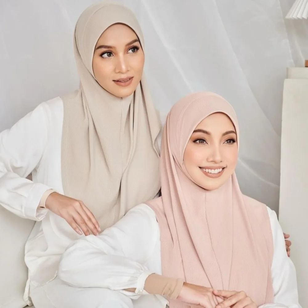 Solid Color Eid Al-Fitr Long Turban Breathable Adjustable Arab Lady Headscarf Multiple Colors Versatile Hijab Head Wrap Daily
Solid Color Eid Al-Fitr Long Turban Breathable Adjustable Arab Lady Headscarf Multiple Colors Versatile Hijab Head Wrap Daily