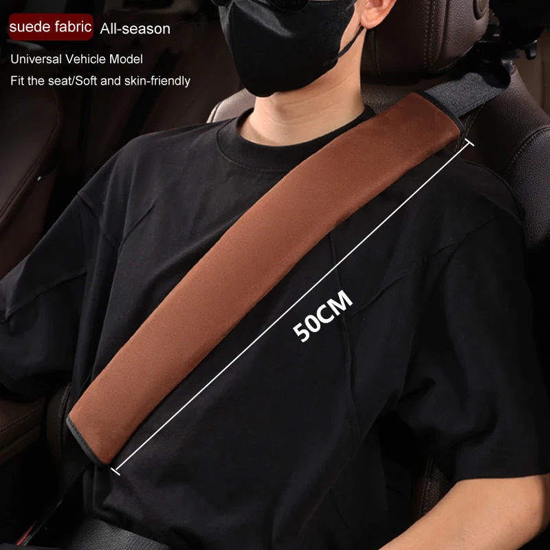 Car Seat Belt Shoulder Cover Safety Belt Protective Accessory Decompression Comfort Buckskin Suede Cover for Vehicle Accessories
Car Seat Belt Shoulder Cover Safety Belt Protective Accessory Decompression Comfort Buckskin Suede Cover for Vehicle Accessories