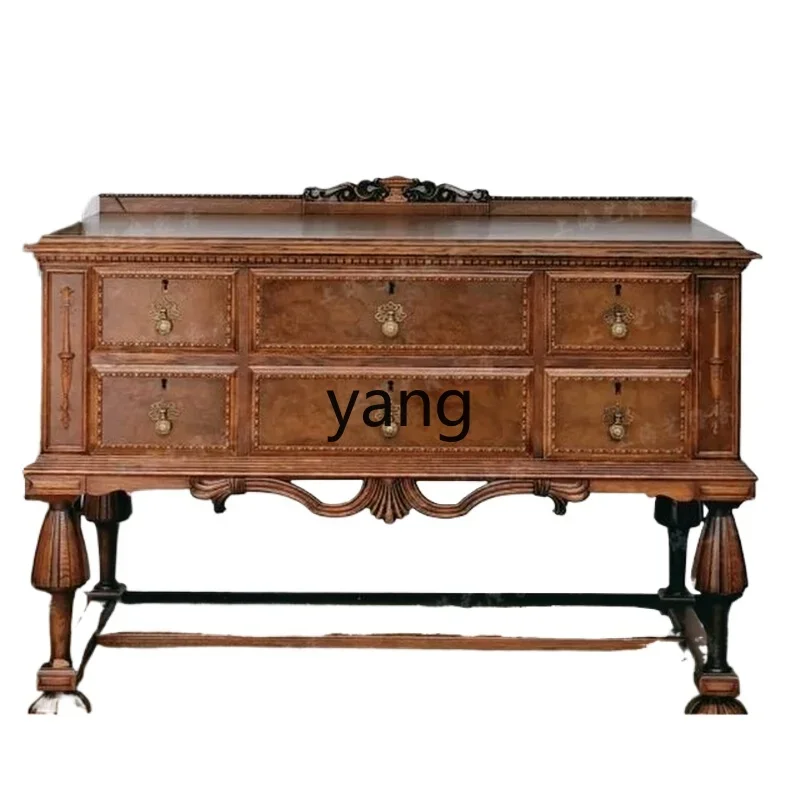 LMMsolid wood old carved retro high-end entrance cabinet neoclassical locker
LMMsolid wood old carved retro high-end entrance cabinet neoclassical locker