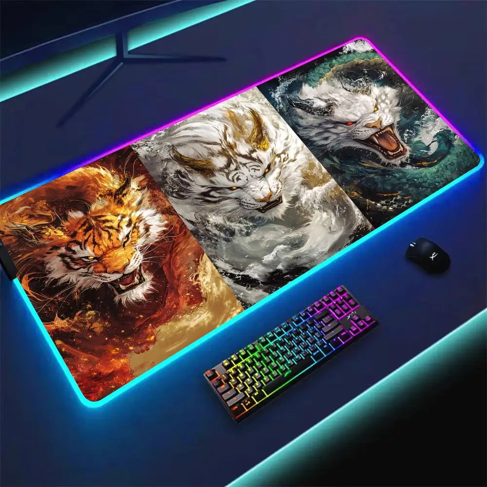 RGB Mouse pad divine beasts anime gaming mat rubber anti-slip Desk Mat LED glow Gaming keypad mousepad gamer pc accessories
RGB Mouse pad divine beasts anime gaming mat rubber anti-slip Desk Mat LED glow Gaming keypad mousepad gamer pc accessories