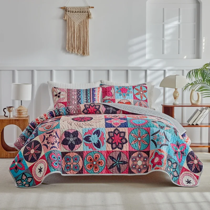 Oversized King Bedspreads California King Quilt, Extra Large Quilt Sets Rustic Bedding Sets for All Season Lightweight
Oversized King Bedspreads California King Quilt, Extra Large Quilt Sets Rustic Bedding Sets for All Season Lightweight