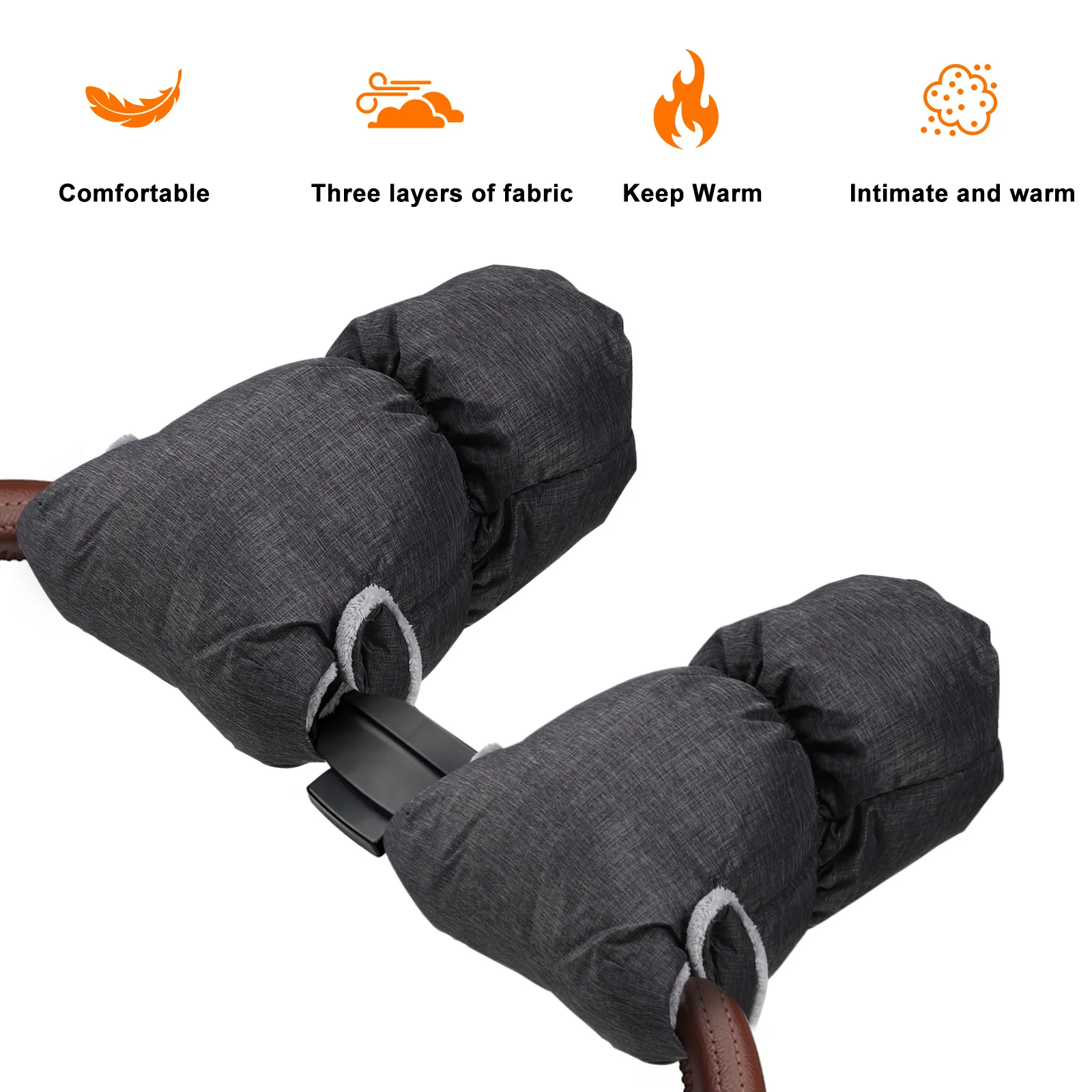 1Pair Stroller Gloves Frost Resistant Coral Fleece Lining Snap Buttons Warmers Winter Pram Hand Muffs Cart Gloves Stroller 
1Pair Stroller Gloves Frost Resistant Coral Fleece Lining Snap Buttons Warmers Winter Pram Hand Muffs Cart Gloves Stroller