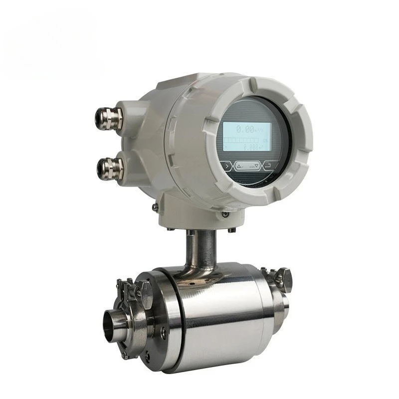 Sanitary electromagnetic flowmeter High precision intelligent electromagnetic flowmeter Pipeline anti-corrosion clamp Stainless
Sanitary electromagnetic flowmeter High precision intelligent electromagnetic flowmeter Pipeline anti-corrosion clamp Stainless