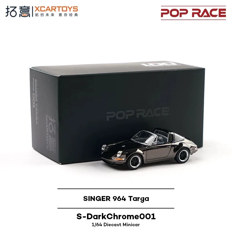 Xcartoys x POP RACE 1:64 SINGER 964 Targa Dark Chrome Diecast Model Car
Xcartoys x POP RACE 1:64 SINGER 964 Targa Dark Chrome Diecast Model Car