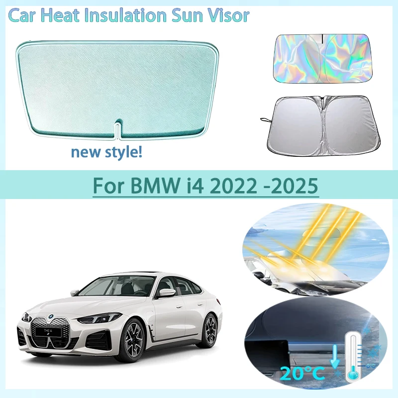 Sun Visor Summer Cooling Auto Accessories Car Front Windshield Sunshade Heat Insulation For BMW i4 2022 2023 2024 2025 Foldable
Sun Visor Summer Cooling Auto Accessories Car Front Windshield Sunshade Heat Insulation For BMW i4 2022 2023 2024 2025 Foldable