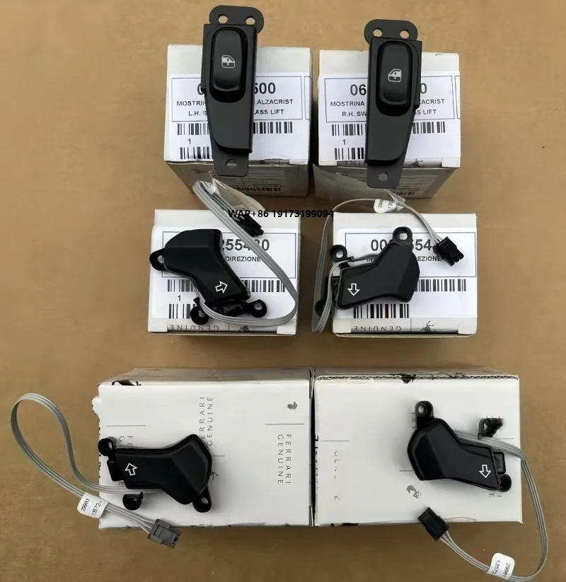 Suitable for Ferrari 430 Left and Right Door Lifters Electric Switches Door Glass Lifters Door Glass Control Units 67970400
Suitable for Ferrari 430 Left and Right Door Lifters Electric Switches Door Glass Lifters Door Glass Control Units 67970400