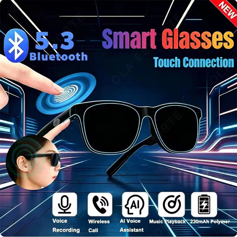 2026 New Outdoors Smart Glasses Bluetooth Call Sunglasses Multi-functional Anti-Blue Light Sunglasses Wireless Headset Men Women
2026 New Outdoors Smart Glasses Bluetooth Call Sunglasses Multi-functional Anti-Blue Light Sunglasses Wireless Headset Men Women