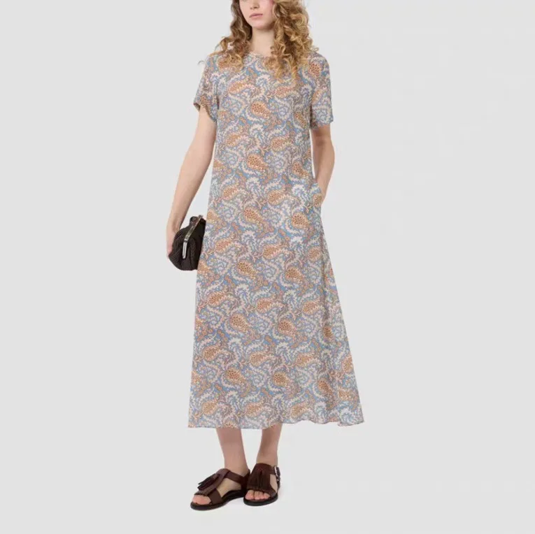 Withered 2026 Summer New French Gentle Style Romantic Round Neck Short Sleeve Mulberry Silk Lightweight Dress
Withered 2026 Summer New French Gentle Style Romantic Round Neck Short Sleeve Mulberry Silk Lightweight Dress