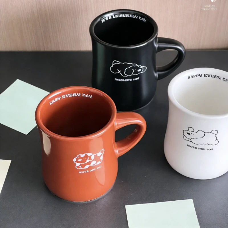 Exquisite Minimalist Dog New Ceramic Mug Home Large Capacity Couple Water Cups Office Milk Coffee Cup Exquisite Daily Drinkware
Exquisite Minimalist Dog New Ceramic Mug Home Large Capacity Couple Water Cups Office Milk Coffee Cup Exquisite Daily Drinkware