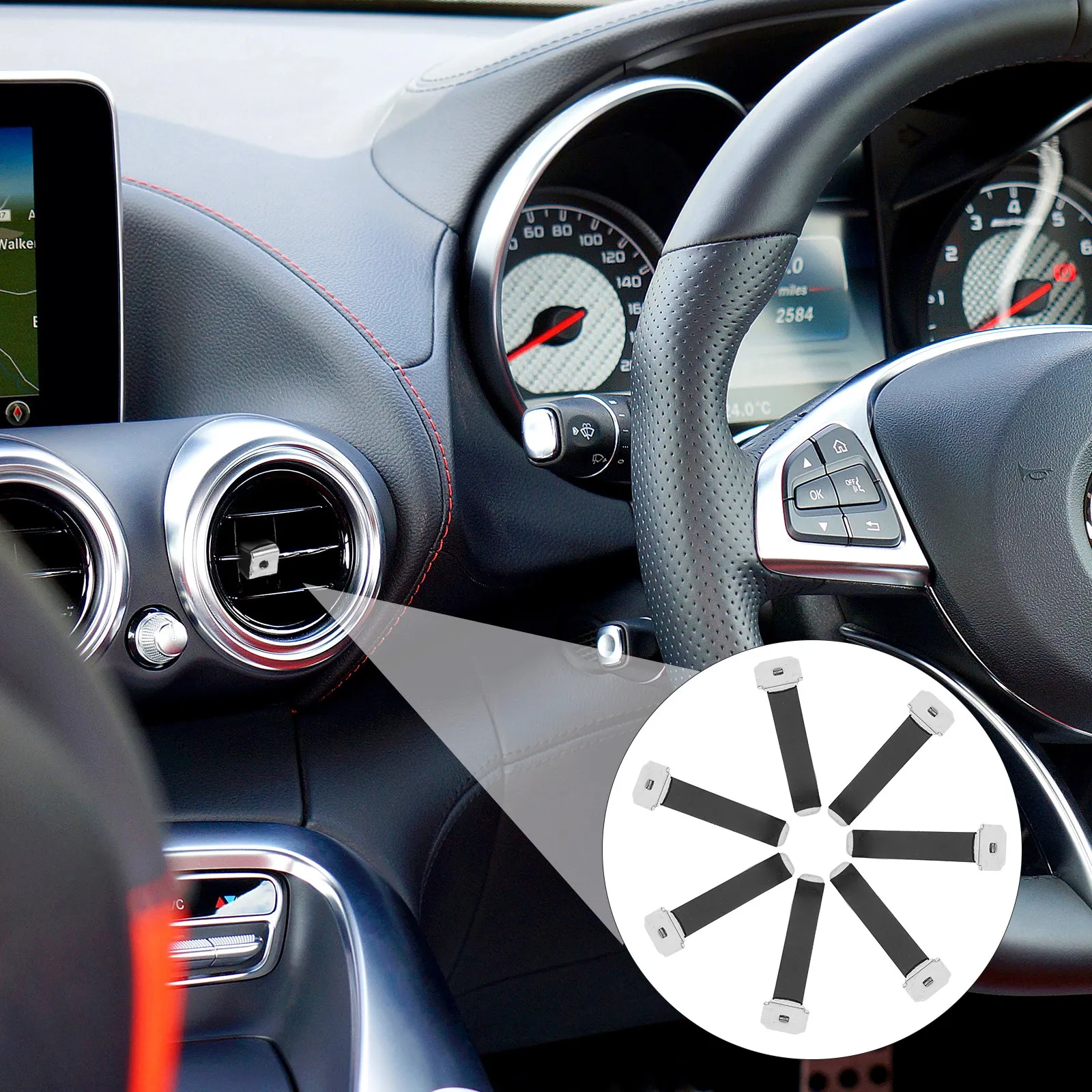 8Pcs Elegant Wood Car Air Vent Clips Compatible with All Vehicle Models Easy Install No Damage Air Freshener Holder Vent Clip
8Pcs Elegant Wood Car Air Vent Clips Compatible with All Vehicle Models Easy Install No Damage Air Freshener Holder Vent Clip