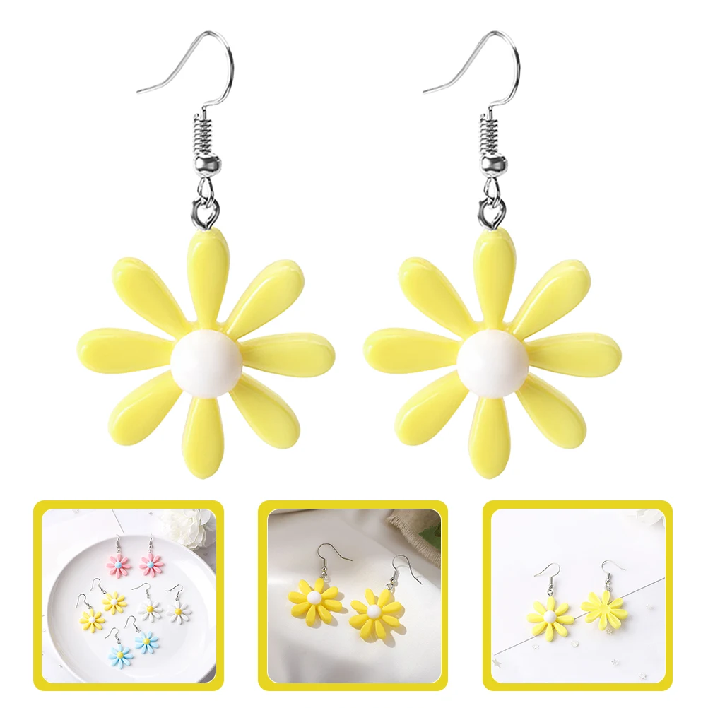 Candy Colored Earrings Girl Jewelries Accessories Flower Dangle Pendant for Women 
Candy Colored Earrings Girl Jewelries Accessories Flower Dangle Pendant for Women