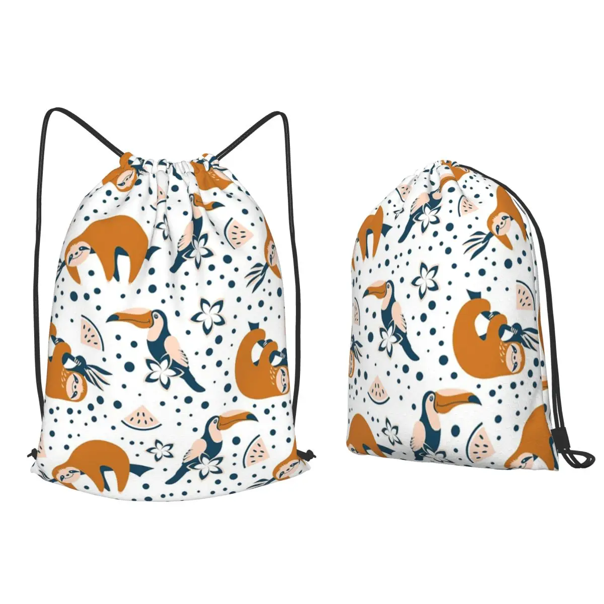 Sloths Toucans Watermelon Backpacks Multi-function Drawstring Bags Sports Bag Book Bags for Travel School
Sloths Toucans Watermelon Backpacks Multi-function Drawstring Bags Sports Bag Book Bags for Travel School