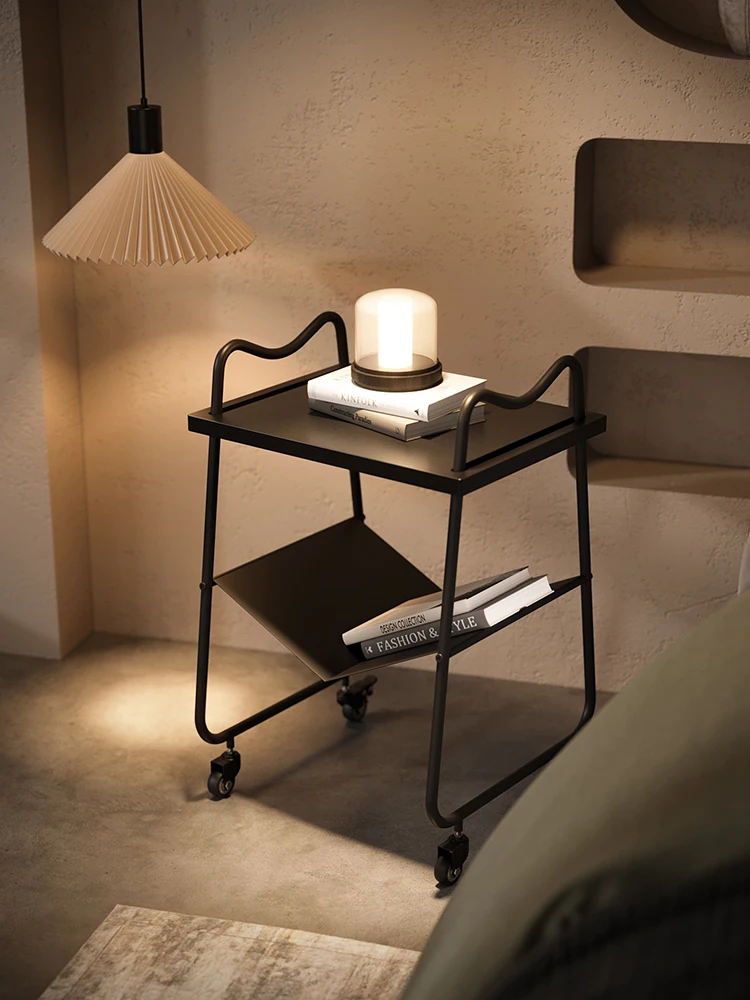 Retro mobile living room sofa side cabinet cart flat replacement bedside table simple wrought iron creative complete bedside
Retro mobile living room sofa side cabinet cart flat replacement bedside table simple wrought iron creative complete bedside
