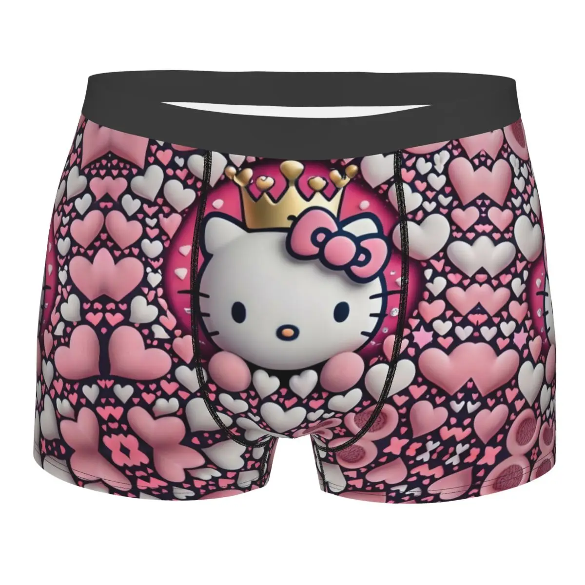 Пользовательские забавные аниме «Hello Kitty», боксеры с героями мультфильмов, шорты, мужские трусы, удобные кавайные японские трусы, нижнее белье
Пользовательские забавные аниме «Hello Kitty», боксеры с героями мультфильмов, шорты, мужские трусы, удобные кавайные японские трусы, нижнее белье