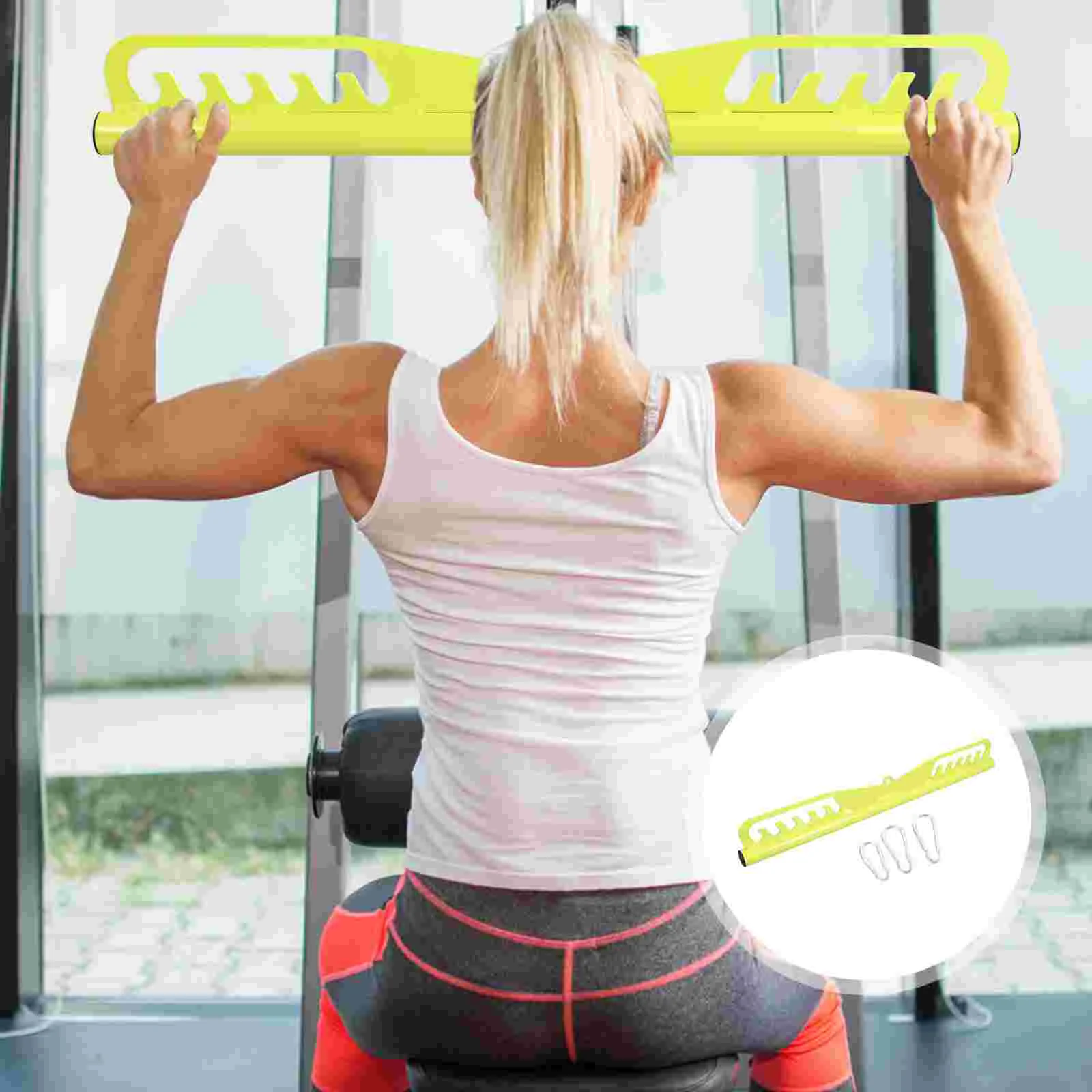 Pull down Handle Muscle Trainer Triceps Handles Tension Rod Bar Equipment Hollow Grip Child
Pull down Handle Muscle Trainer Triceps Handles Tension Rod Bar Equipment Hollow Grip Child