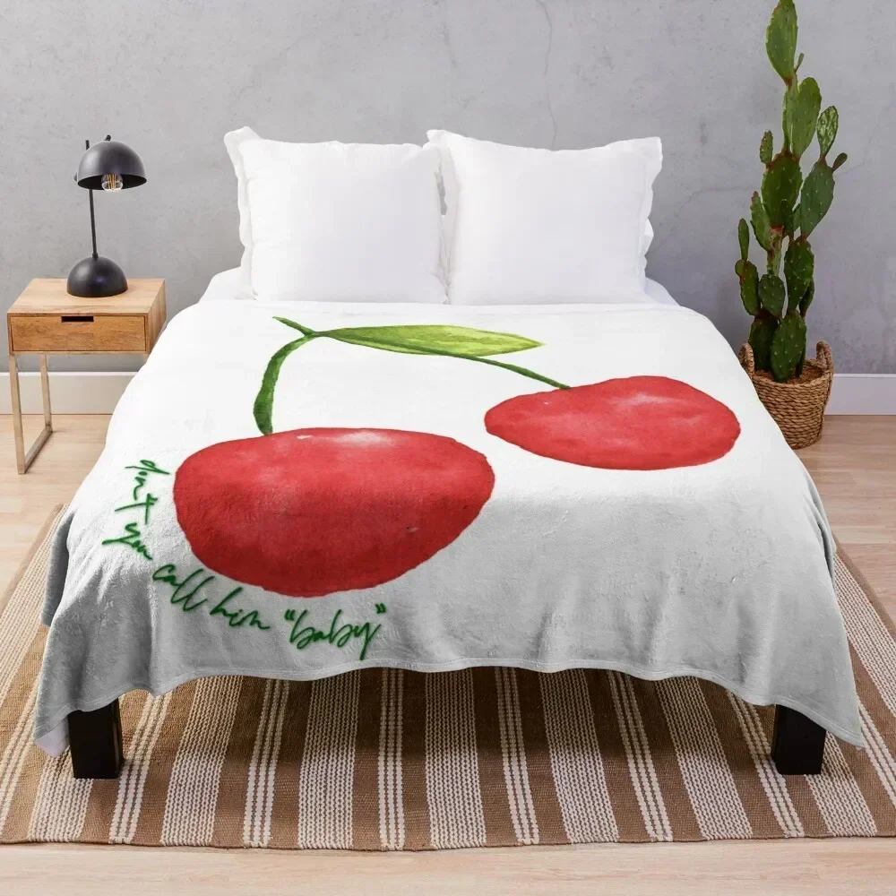 cherry Throw Blanket Multi Purpose Soft Warm Blanket for Home Travel
cherry Throw Blanket Multi Purpose Soft Warm Blanket for Home Travel