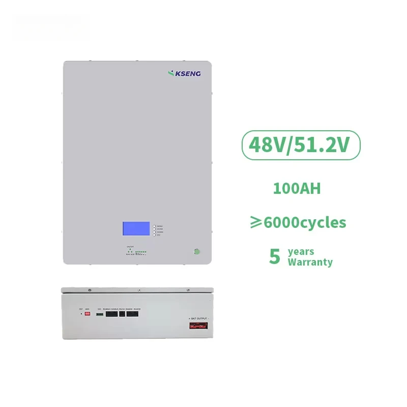 Kseng Powerwall Solar Lithium Lifepo4 Battery 48V 100Ah 200Ah 5kwh 10kwh Home Energy Storage Batteries for a Solar System
Kseng Powerwall Solar Lithium Lifepo4 Battery 48V 100Ah 200Ah 5kwh 10kwh Home Energy Storage Batteries for a Solar System