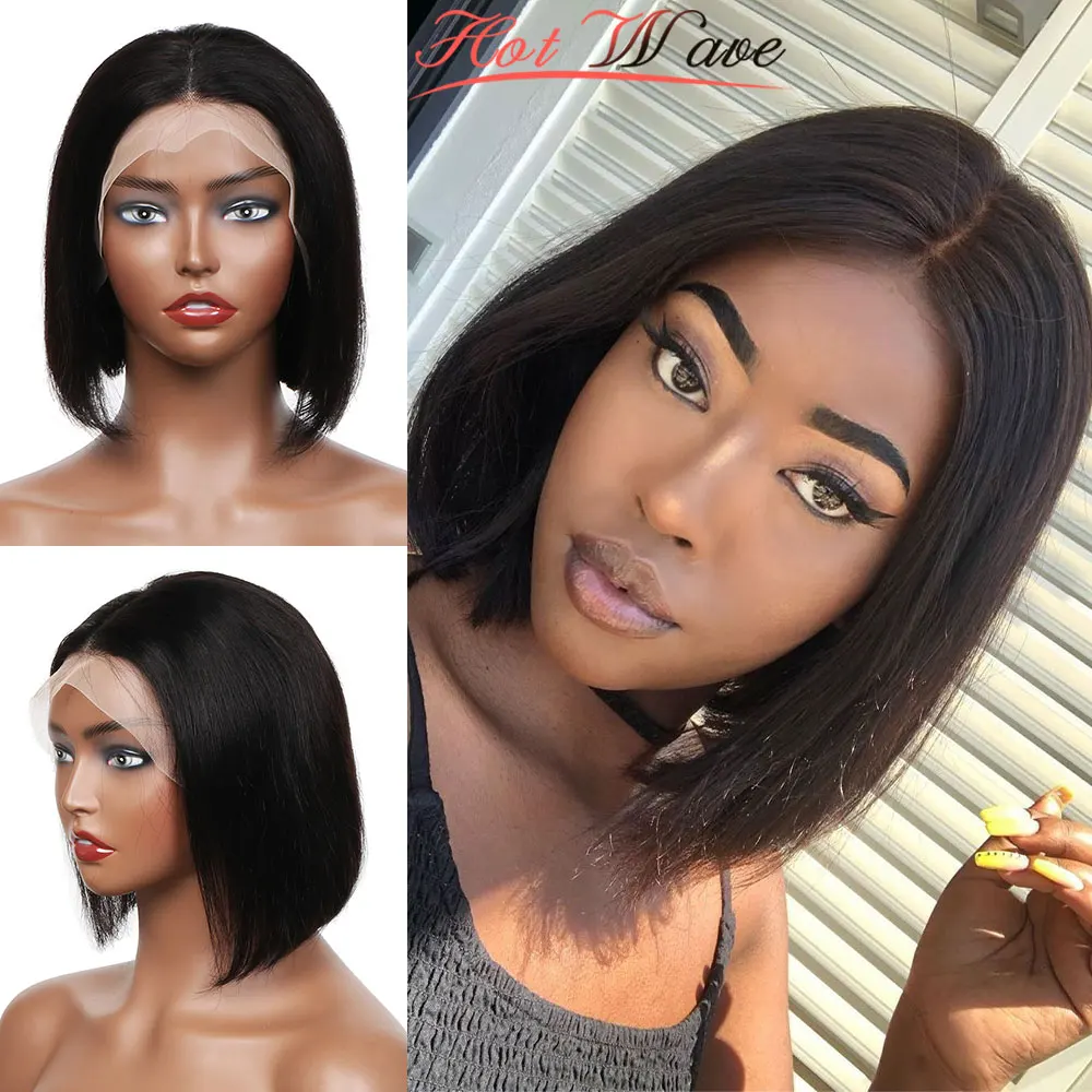 HOTWAVE Short Straight Bob Wig 13X4 Hd Transparent Lace Front Wig 8Inch Remy Brazilian Human Hair Wigs For Women Natural Color
HOTWAVE Short Straight Bob Wig 13X4 Hd Transparent Lace Front Wig 8Inch Remy Brazilian Human Hair Wigs For Women Natural Color