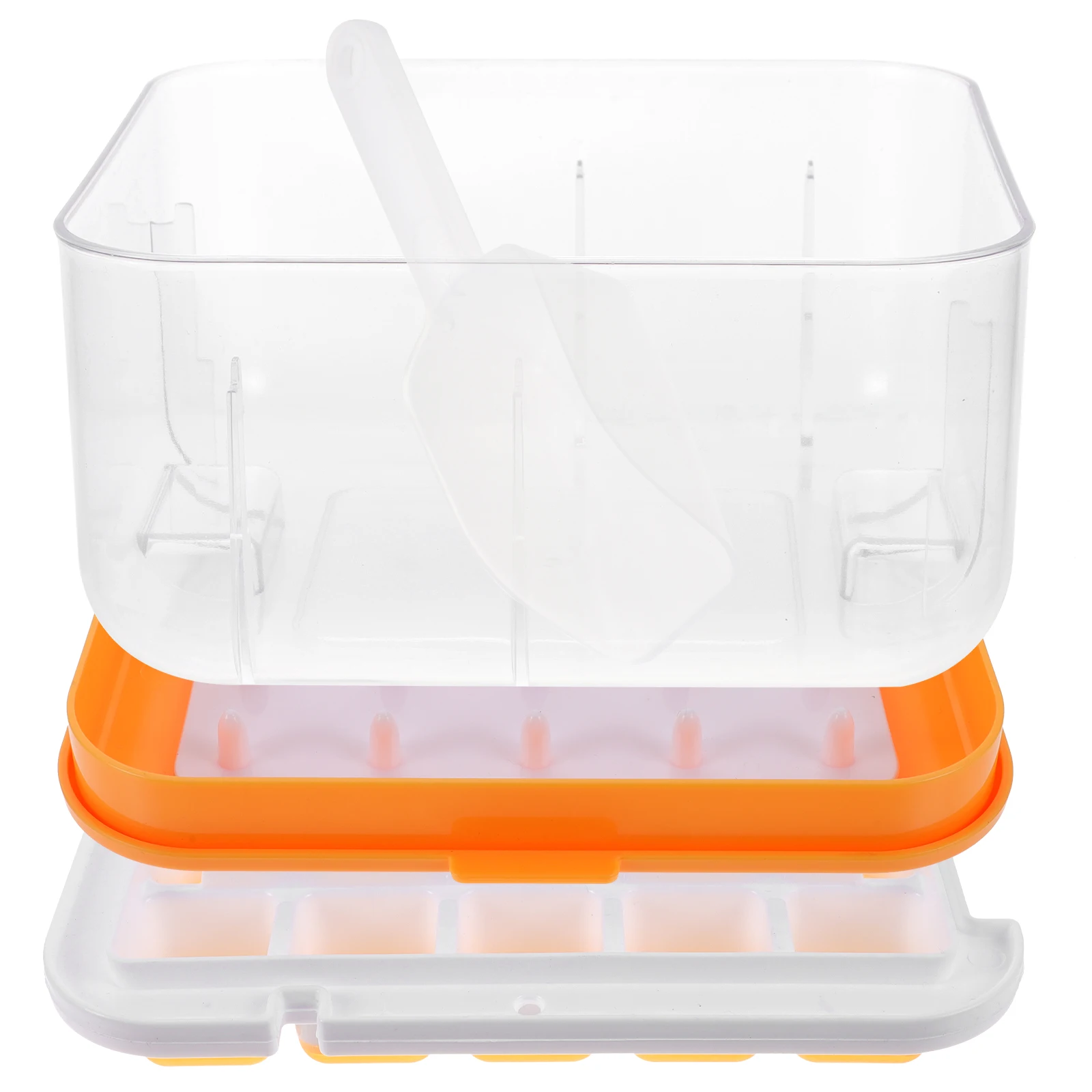 Silicone Ice Cube Tray Flat Lid Easy Storage Reusable Freezer Safe Mold Cocktails Parties Picnics Barbecues Ice Trays 
Silicone Ice Cube Tray Flat Lid Easy Storage Reusable Freezer Safe Mold Cocktails Parties Picnics Barbecues Ice Trays