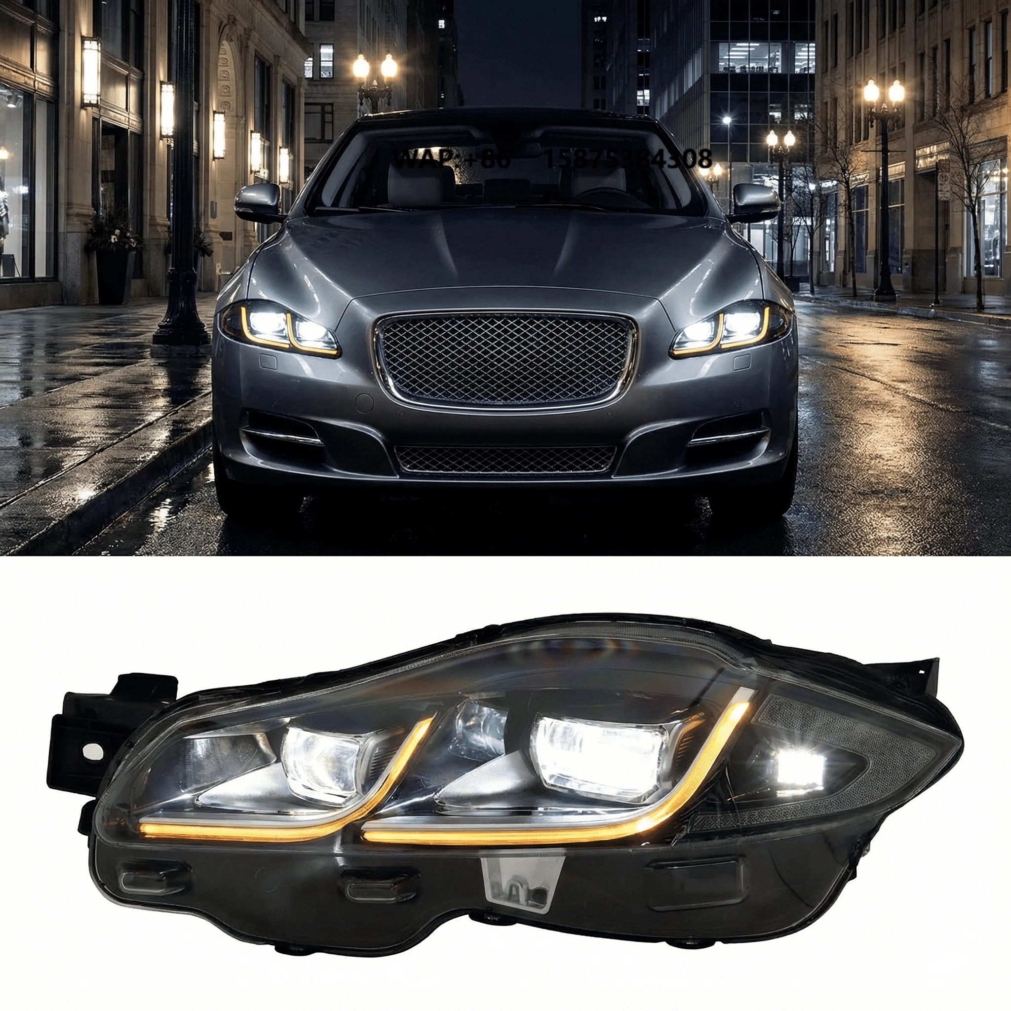 For XJ/XJL 2016-2019 LED Headlight Assembly Left & Right 6000K Daytime Running Lights
For XJ/XJL 2016-2019 LED Headlight Assembly Left & Right 6000K Daytime Running Lights