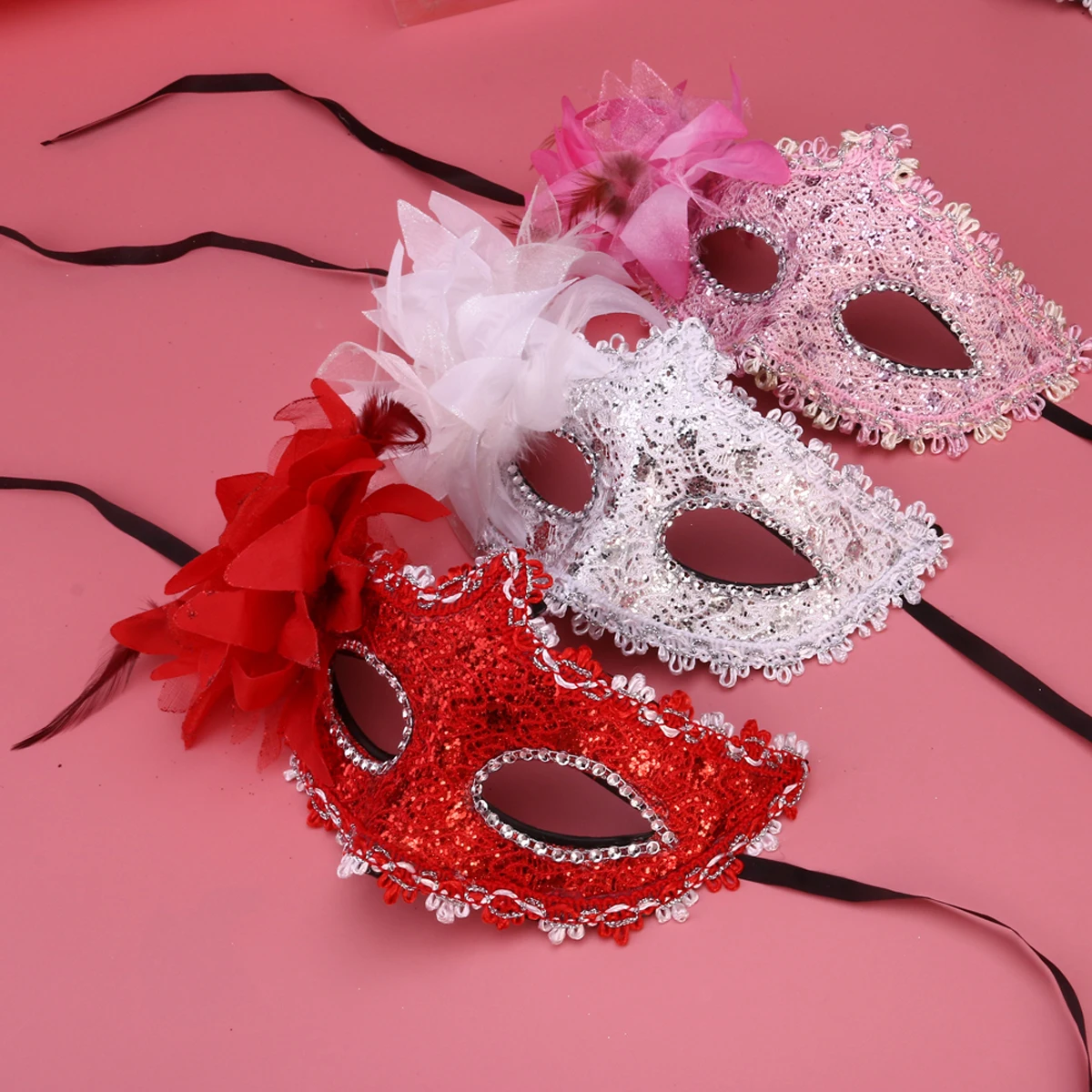 Vintage Halloween Lily Mask Costumes for Adults Lace Face Masquerade Ball Miss
Vintage Halloween Lily Mask Costumes for Adults Lace Face Masquerade Ball Miss