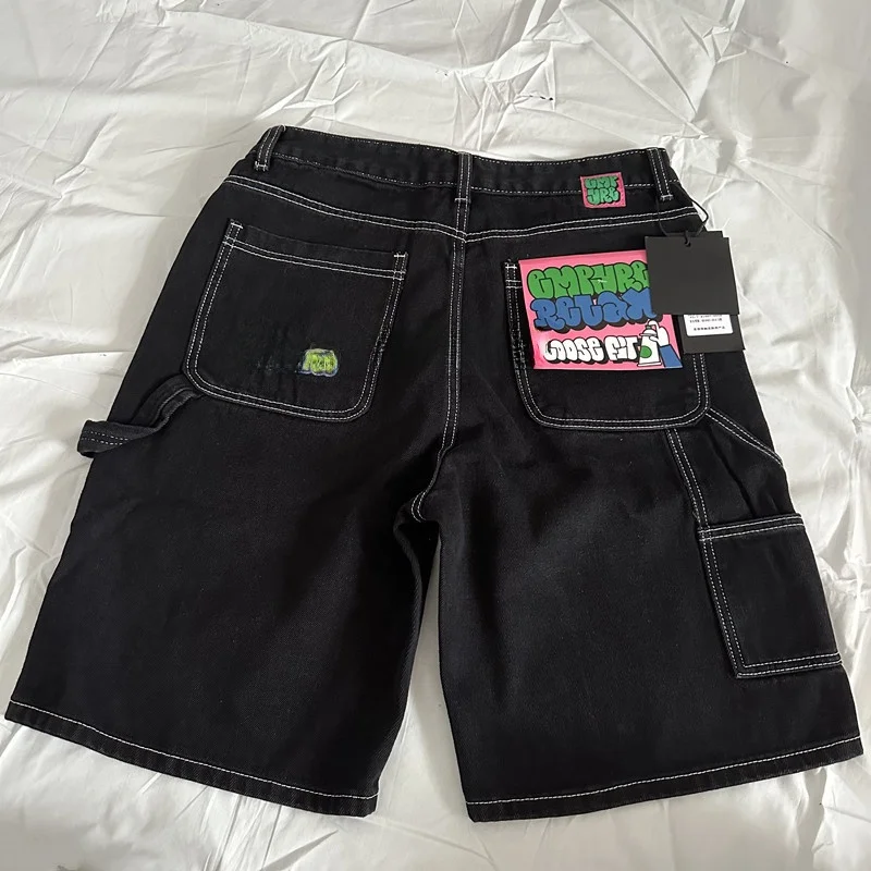 American Retro Embroidered Multi-ket Workwear Sle Denim Skateboard Mid-Length orts Hip Hop Street Five-Point Pants
American Retro Embroidered Multi-ket Workwear Sle Denim Skateboard Mid-Length orts Hip Hop Street Five-Point Pants