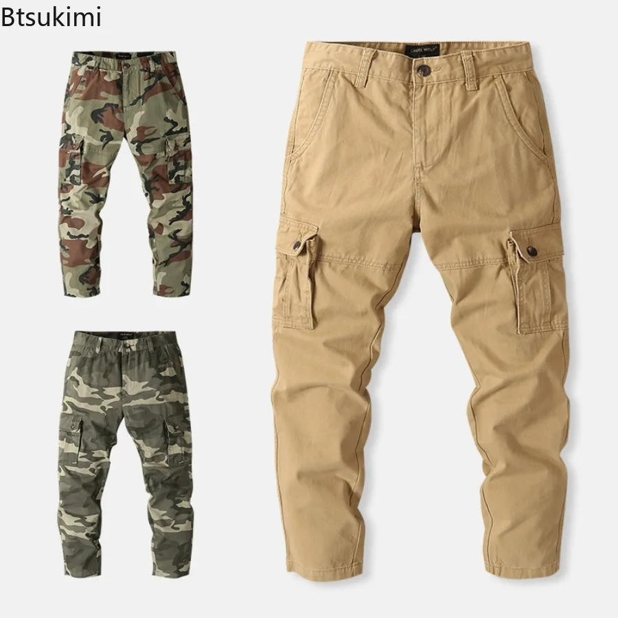 2025 Men's 100% Cotton Cargo Pants Loose Jogging Casual Pants Outdoor Sport Hiking Baggy Trousers Men Streetwear for Four Season
2025 Men's 100% Cotton Cargo Pants Loose Jogging Casual Pants Outdoor Sport Hiking Baggy Trousers Men Streetwear for Four Season