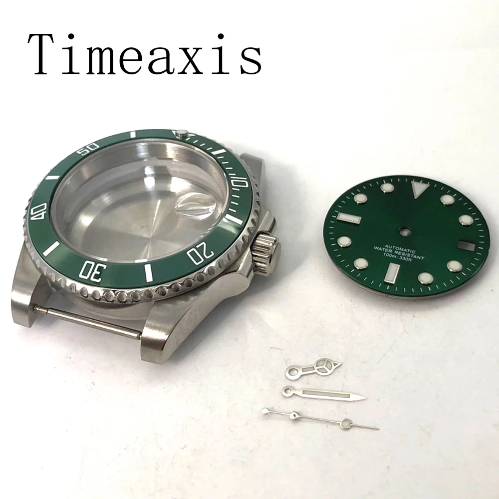 Комплект Timeaxis: корпус 40 мм, циферблат и стрелки для механизмов NH35/NH36, ETA2836, Miyota8205/8215/821A, Mingzhu2813/3804. Запчасти для часов.
Комплект Timeaxis: корпус 40 мм, циферблат и стрелки для механизмов NH35/NH36, ETA2836, Miyota8205/8215/821A, Mingzhu2813/3804. Запчасти для часов.