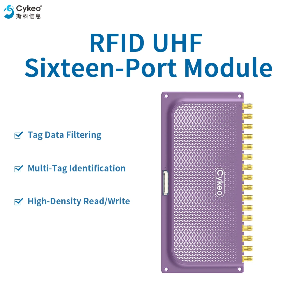 UHF RFID 16 Port Reader Module 10m Long Range 860-960MHz Frequency For Inventory Control Logistics ISO 18000-6C OEM Support
UHF RFID 16 Port Reader Module 10m Long Range 860-960MHz Frequency For Inventory Control Logistics ISO 18000-6C OEM Support