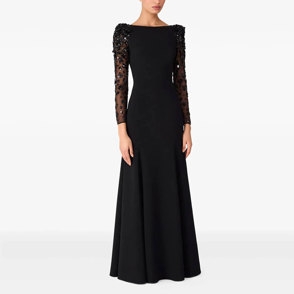 Customized Diamonds Beaded Sequins Formal Evening Dress Lace Long Sleeves Mermaid Trumpet Elegant Wedding Party Dress
Customized Diamonds Beaded Sequins Formal Evening Dress Lace Long Sleeves Mermaid Trumpet Elegant Wedding Party Dress
