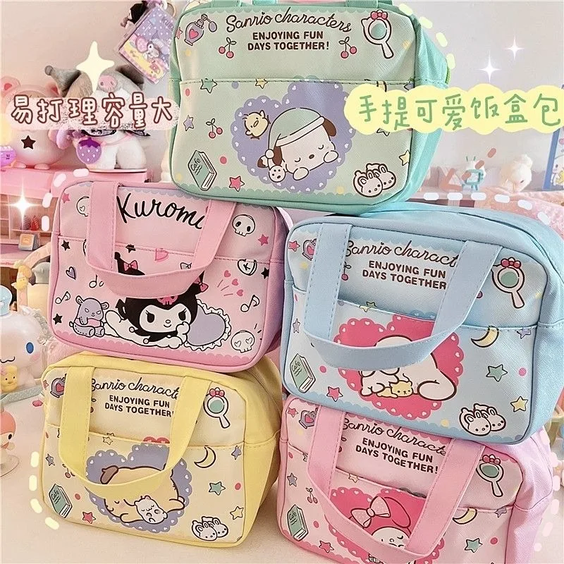 New Sanrio Anime Cartoon Kuomi My Melody Cinnamon Roll Cute Insulated Lunch Box Bag Convenient Folding Portable Lunch Bag Gift
New Sanrio Anime Cartoon Kuomi My Melody Cinnamon Roll Cute Insulated Lunch Box Bag Convenient Folding Portable Lunch Bag Gift