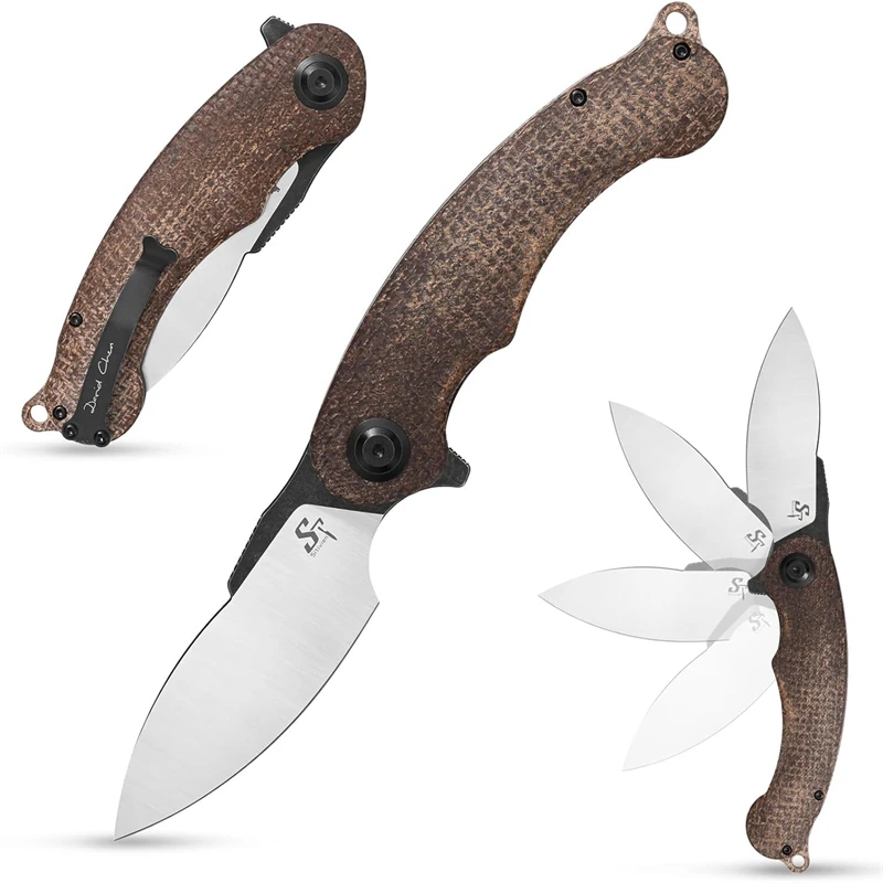 Sitivien ST157 Pocket Folding Knife 14C28N Blade G10 Handle Ball bearing Pocket Survival Tactical Outdoor Camping Hunt EDC Knife
Sitivien ST157 Pocket Folding Knife 14C28N Blade G10 Handle Ball bearing Pocket Survival Tactical Outdoor Camping Hunt EDC Knife