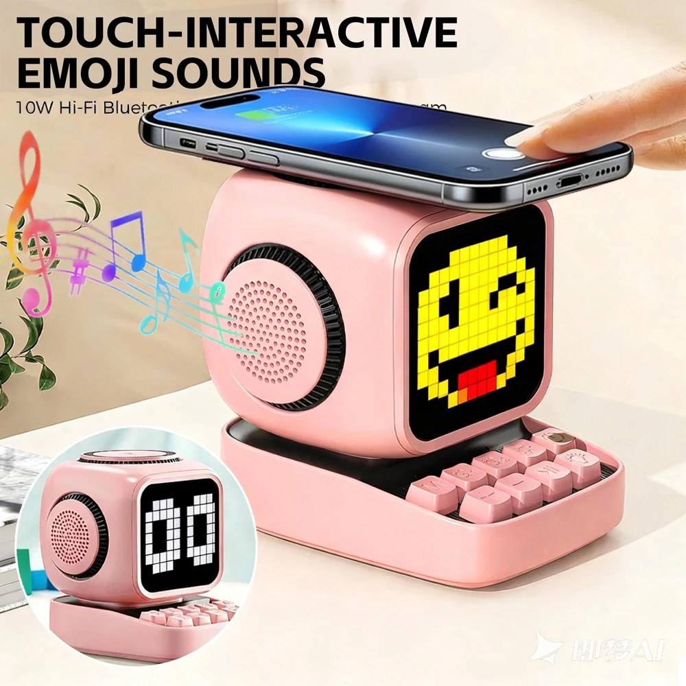 Мини-компьютер, будильник, плеер, светодиодный дисплей, Bluetooth-динамик, магнитное беспроводное зарядное устройство и украшение для домашнего рабочего стола
Мини-компьютер, будильник, плеер, светодиодный дисплей, Bluetooth-динамик, магнитное беспроводное зарядное устройство и украшение для домашнего рабочего стола